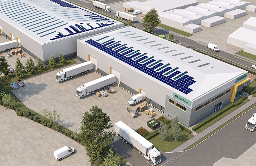 Stover Trading Estate CGI