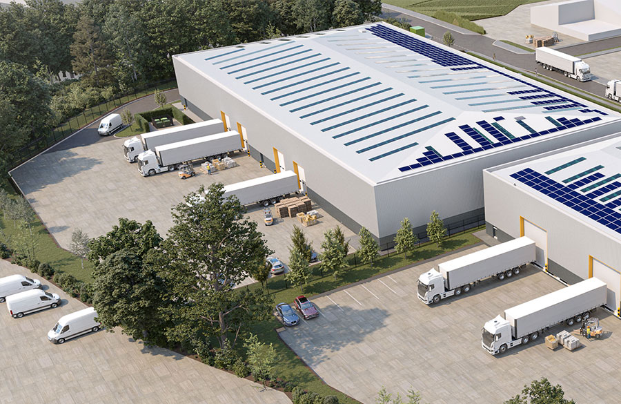 Stover Trading Estate CGI