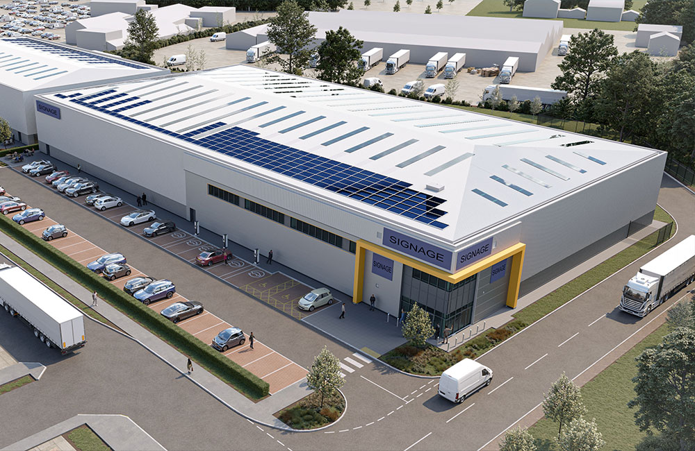 Stover Trading Estate CGI